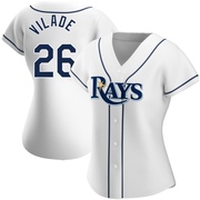 Ryan Vilade Women's Tampa Bay Rays Home Jersey - White Replica