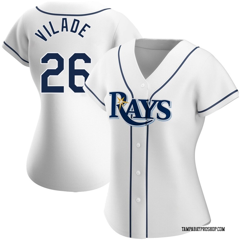 Ryan Vilade Women's Tampa Bay Rays Home Jersey - White Replica