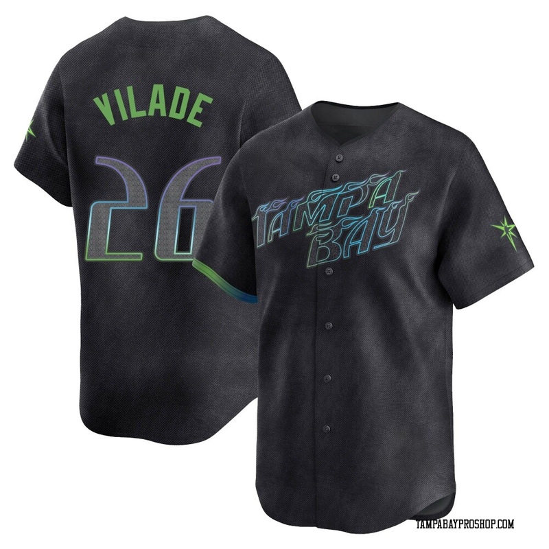 Ryan Vilade Youth Tampa Bay Rays 2024 City Connect Jersey - Charcoal Limited