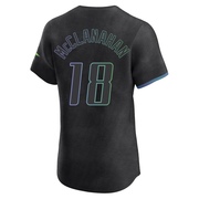 Shane McClanahan Men's Tampa Bay Rays 2024 City Connect Jersey - Charcoal Elite