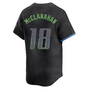 Shane McClanahan Men's Tampa Bay Rays 2024 City Connect Jersey - Charcoal Limited
