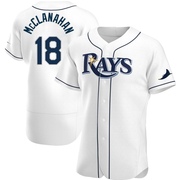 Shane McClanahan Men's Tampa Bay Rays Home Jersey - White Authentic