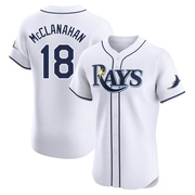 Shane McClanahan Men's Tampa Bay Rays Home Jersey - White Elite