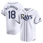 Shane McClanahan Men's Tampa Bay Rays Home Jersey - White Limited