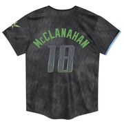 Shane McClanahan Toddler Tampa Bay Rays 2024 City Connect Jersey - Charcoal Limited