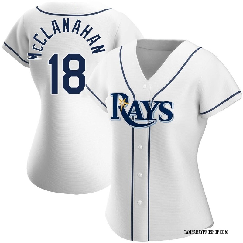 Shane McClanahan Women's Tampa Bay Rays Home Jersey - White Authentic