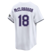 Shane McClanahan Youth Tampa Bay Rays Throwback Cooperstown Jersey - White Limited