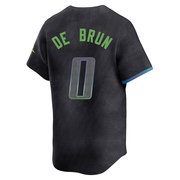 Slater de Brun Men's Tampa Bay Rays 2024 City Connect Jersey - Charcoal Limited