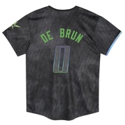 Slater de Brun Toddler Tampa Bay Rays 2024 City Connect Jersey - Charcoal Limited