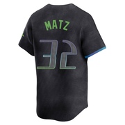 Steven Matz Men's Tampa Bay Rays 2024 City Connect Jersey - Charcoal Limited