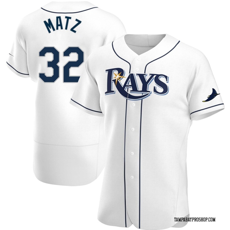 Steven Matz Men's Tampa Bay Rays Home Jersey - White Authentic