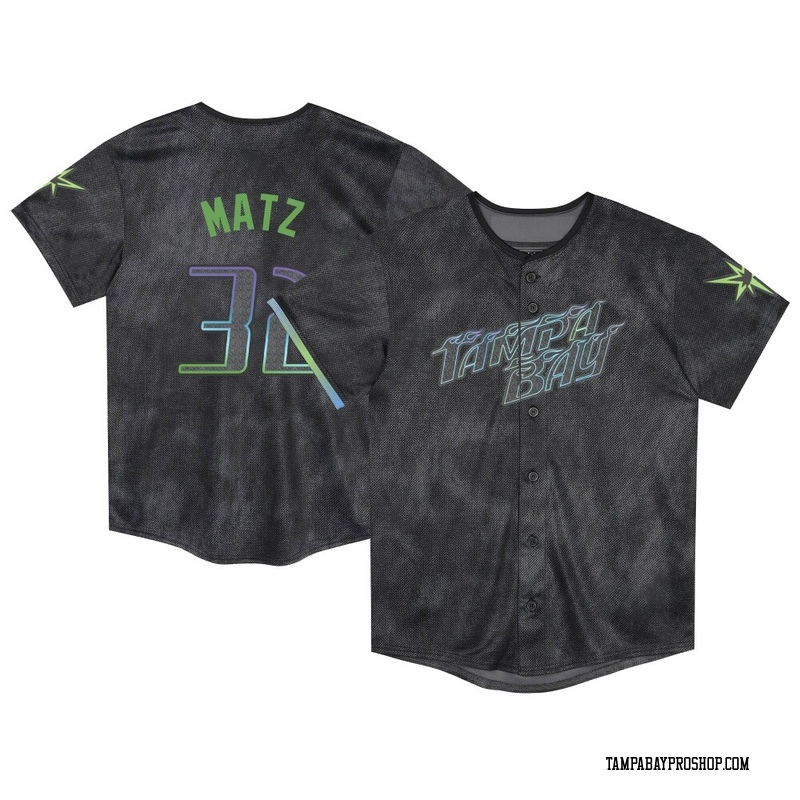 Steven Matz Toddler Tampa Bay Rays 2024 City Connect Jersey - Charcoal Limited