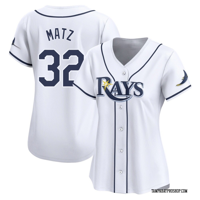 Steven Matz Women's Tampa Bay Rays Home Jersey - White Limited