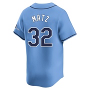 Steven Matz Youth Tampa Bay Rays Alternate Jersey - Light Blue Limited