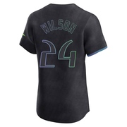 Steven Wilson Men's Tampa Bay Rays 2024 City Connect Jersey - Charcoal Elite