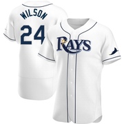 Steven Wilson Men's Tampa Bay Rays Home Jersey - White Authentic