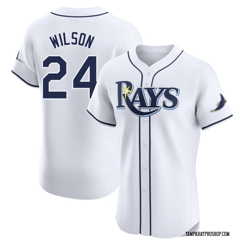 Steven Wilson Men's Tampa Bay Rays Home Jersey - White Elite