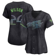 Steven Wilson Women's Tampa Bay Rays 2024 City Connect Jersey - Charcoal Limited