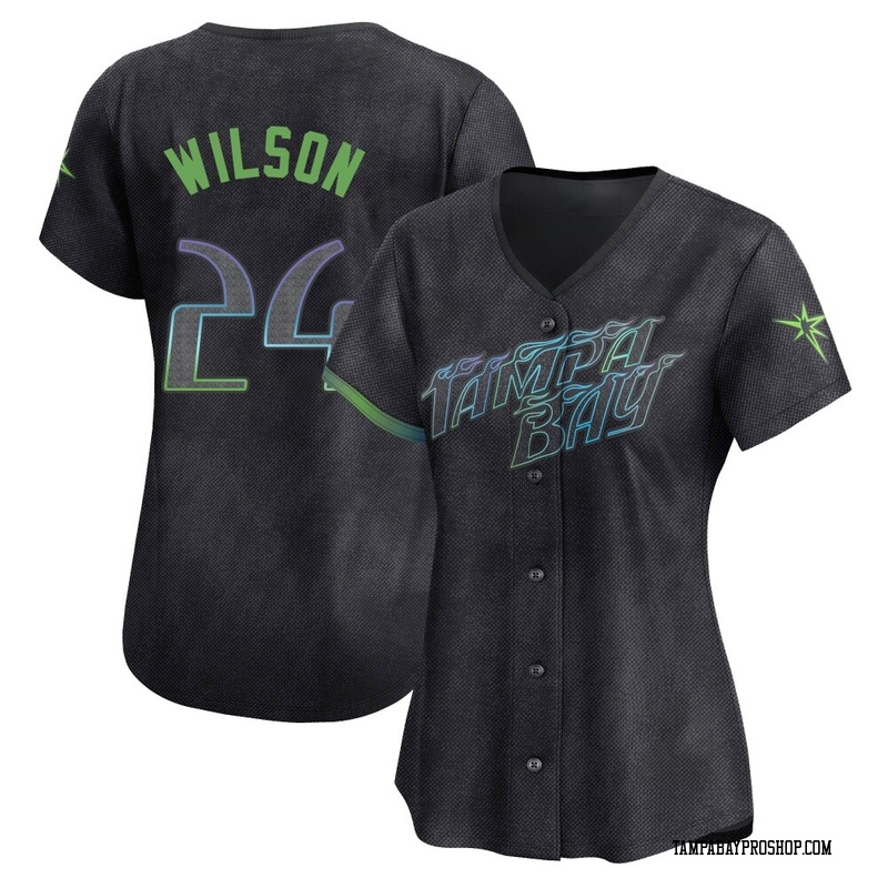 Steven Wilson Women's Tampa Bay Rays 2024 City Connect Jersey - Charcoal Limited
