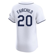 Stuart Fairchild Men's Tampa Bay Rays Home Jersey - White Elite