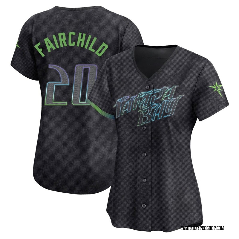 Stuart Fairchild Women's Tampa Bay Rays 2024 City Connect Jersey - Charcoal Limited