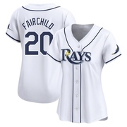 Stuart Fairchild Women's Tampa Bay Rays Home Jersey - White Limited