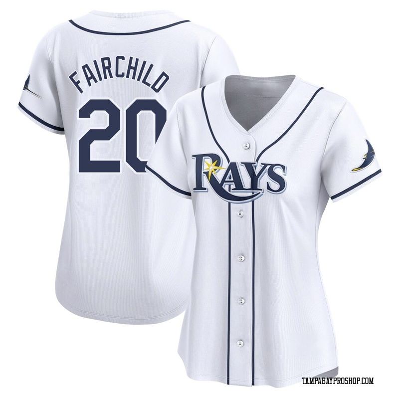 Stuart Fairchild Women's Tampa Bay Rays Home Jersey - White Limited