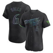 Taylor Walls Men's Tampa Bay Rays 2024 City Connect Jersey - Charcoal Elite