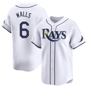 Taylor Walls Men's Tampa Bay Rays Home Jersey - White Limited
