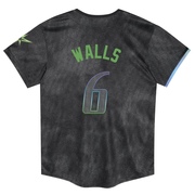 Taylor Walls Toddler Tampa Bay Rays 2024 City Connect Jersey - Charcoal Limited