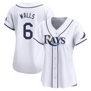 Taylor Walls Women's Tampa Bay Rays Home Jersey - White Limited
