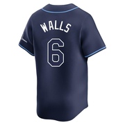 Taylor Walls Youth Tampa Bay Rays Away Jersey - Navy Limited