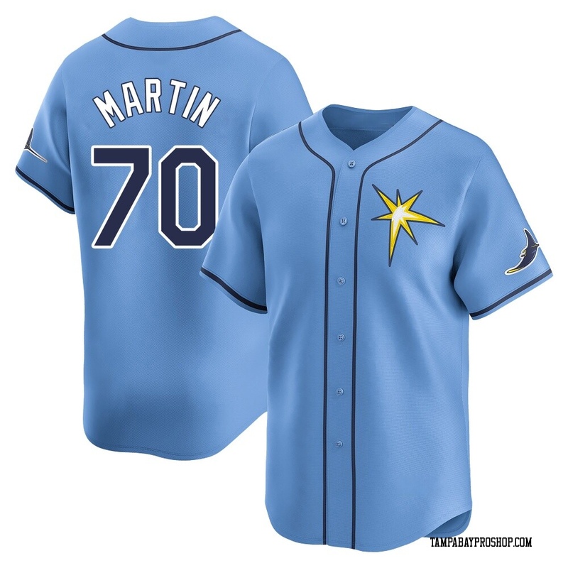 Trevor Martin Men's Tampa Bay Rays Alternate Jersey - Light Blue Limited