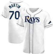 Trevor Martin Men's Tampa Bay Rays Home Jersey - White Authentic