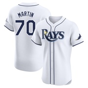 Trevor Martin Men's Tampa Bay Rays Home Jersey - White Elite