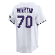Trevor Martin Men's Tampa Bay Rays Throwback Cooperstown Jersey - White Limited