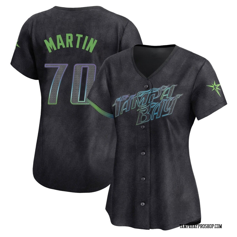 Trevor Martin Women's Tampa Bay Rays 2024 City Connect Jersey - Charcoal Limited
