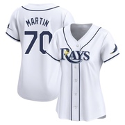 Trevor Martin Women's Tampa Bay Rays Home Jersey - White Limited