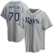 Trevor Martin Youth Tampa Bay Rays Road Jersey - Gray Replica