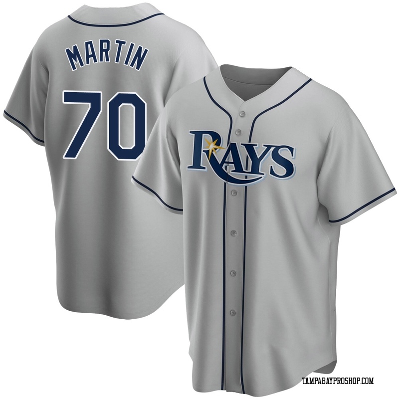 Trevor Martin Youth Tampa Bay Rays Road Jersey - Gray Replica