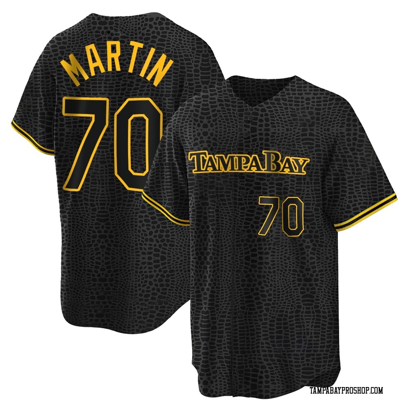 Trevor Martin Youth Tampa Bay Rays Snake Skin City Jersey - Black Replica