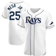 Victor Mesa Jr. Men's Tampa Bay Rays Home Jersey - White Authentic