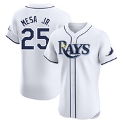 Victor Mesa Jr. Men's Tampa Bay Rays Home Jersey - White Elite