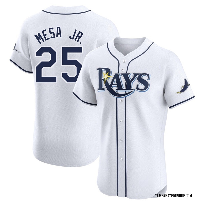 Victor Mesa Jr. Men's Tampa Bay Rays Home Jersey - White Elite