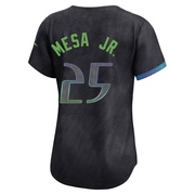 Victor Mesa Jr. Women's Tampa Bay Rays 2024 City Connect Jersey - Charcoal Limited
