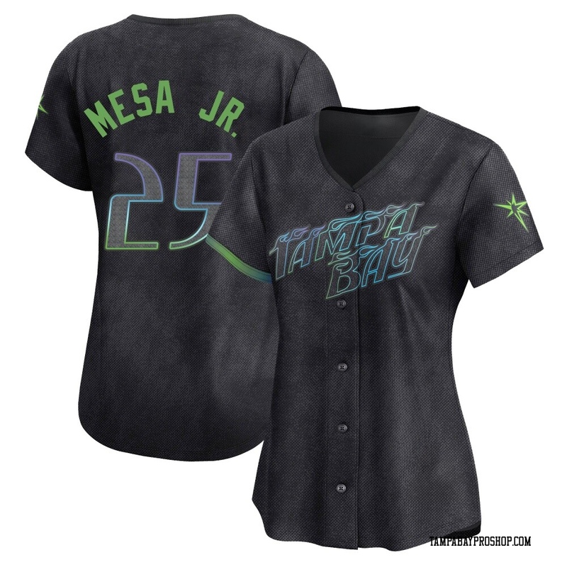 Victor Mesa Jr. Women's Tampa Bay Rays 2024 City Connect Jersey - Charcoal Limited
