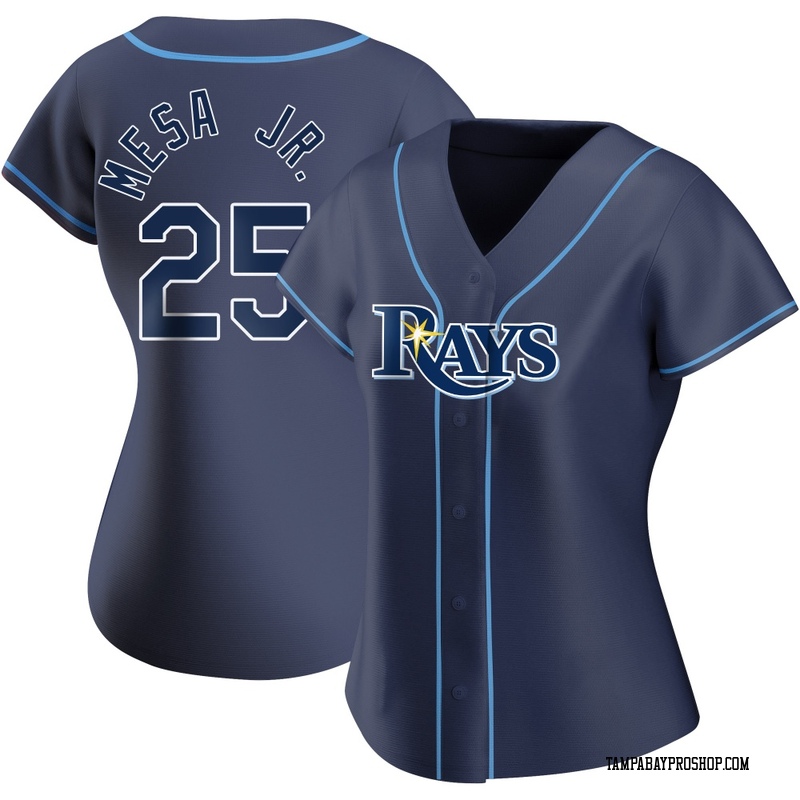 Victor Mesa Jr. Women's Tampa Bay Rays Alternate Jersey - Navy Replica