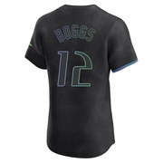 Wade Boggs Men's Tampa Bay Rays 2024 City Connect Jersey - Charcoal Elite
