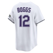 Wade Boggs Men's Tampa Bay Rays Throwback Cooperstown Jersey - White Limited