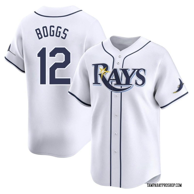 Wade Boggs Youth Tampa Bay Rays Home Jersey - White Limited